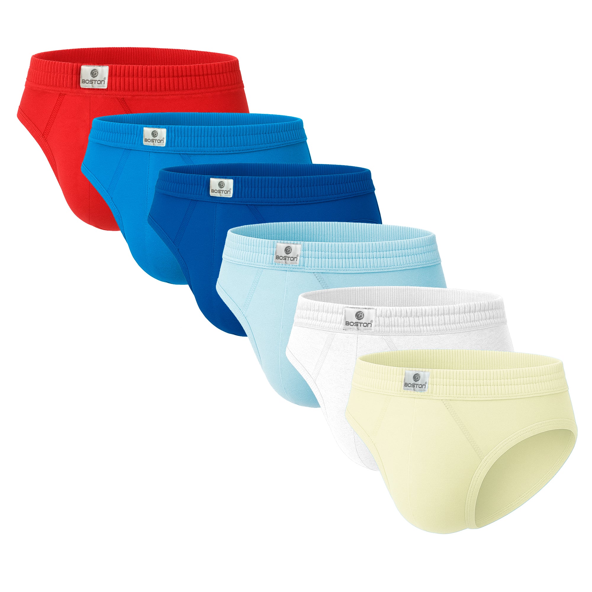 PACK X6 TRUSAS ALGODÓN BOSTON MULTICOLOR  2 878 RECUBIERTO BIKINI - 1