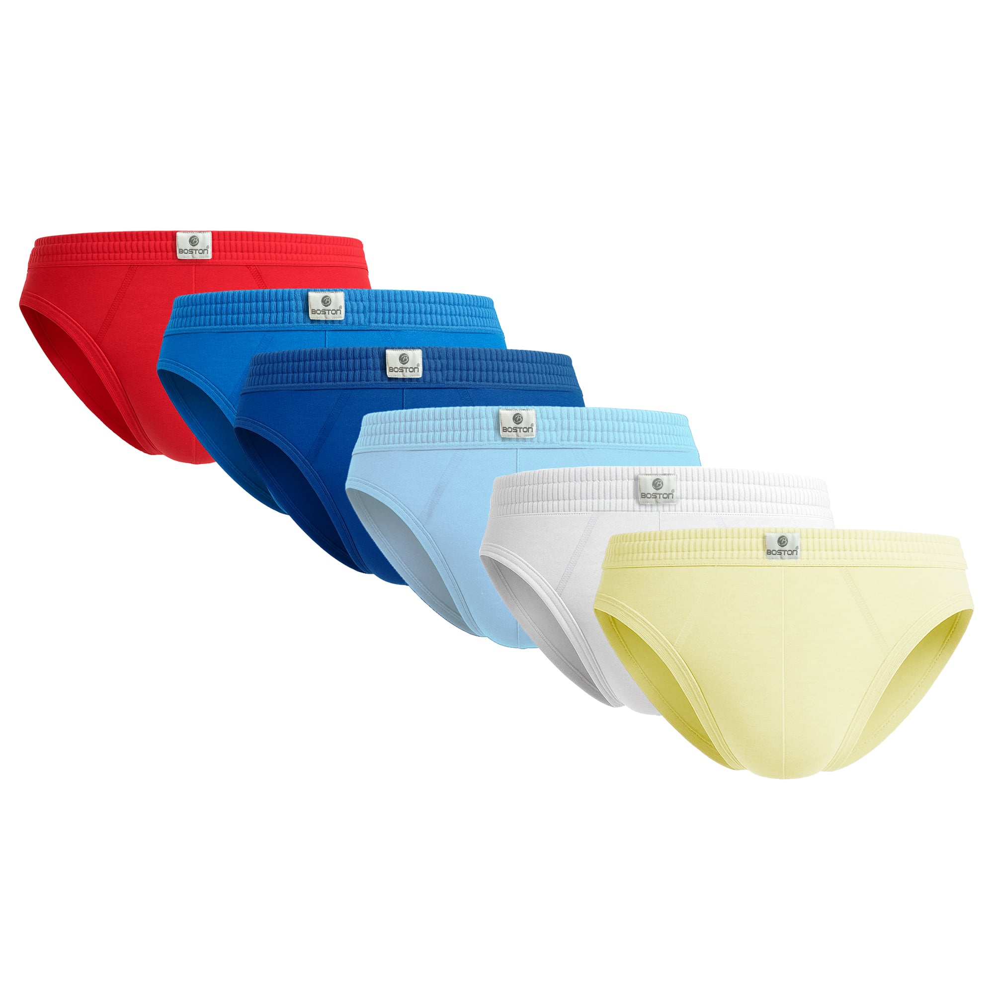 PACK X6 TRUSAS ALGODÓN BOSTON MULTICOLOR  2 878 RECUBIERTO BIKINI - 2