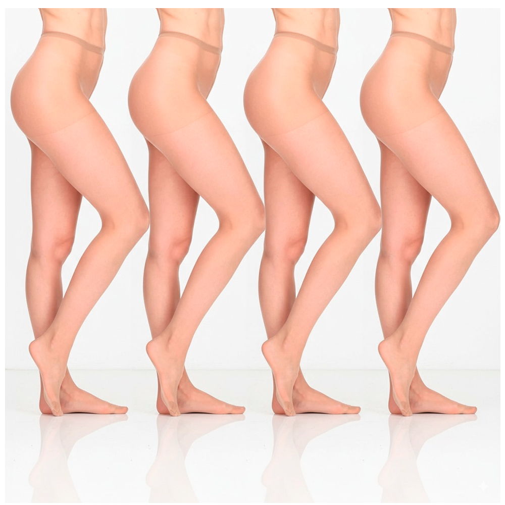 PACK X4 PANTY PRET A PORTE CON PUNTERA 1112 - 1