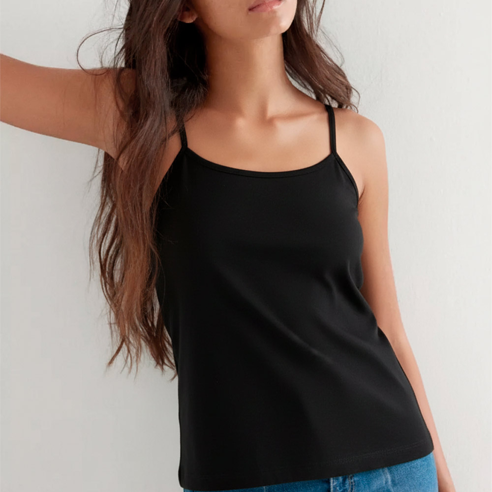 TANK TOP CLÁSICO FILA NEGRO - 2