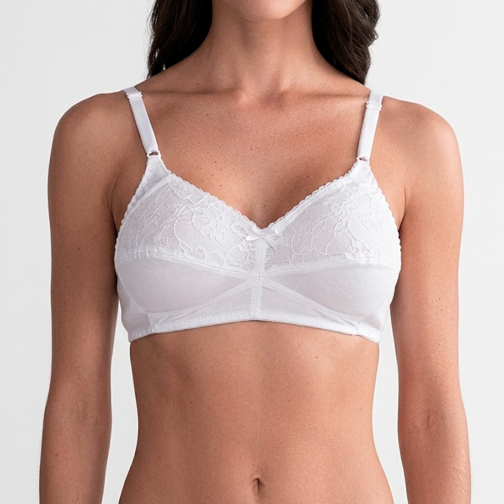 BRASIER PETER PAN FULL SOPORTE COPA B ENCAJE BLANCO 4710 - 2
