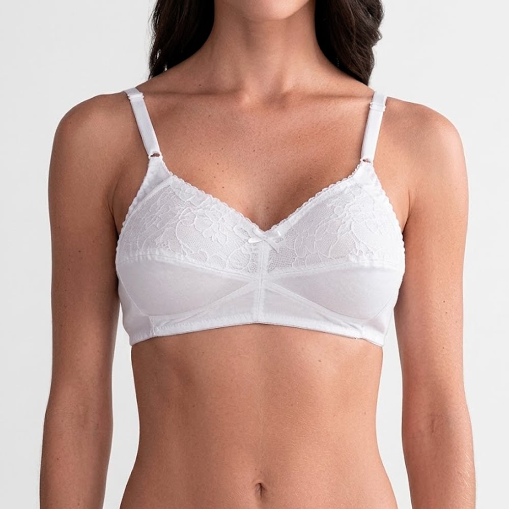 BRASIER PETER PAN FULL SOPORTE COPA B ENCAJE BLANCO 4710 - 2