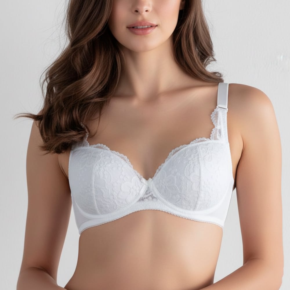 BRASIER PETER PAN REALCE MEDIO COPA B CON ARO BLANCO 5144 - 3