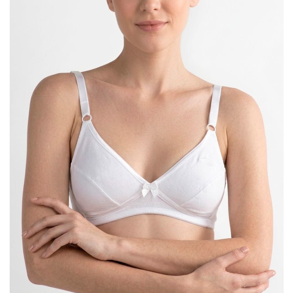 BRASIER PETER PAN REALCE NATURAL ALGODÓN BLANCO 7053 - 3
