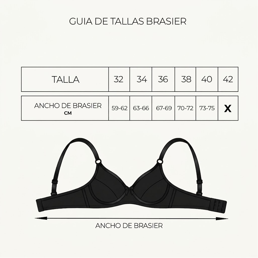 BRASIER PETER PAN REALCE NATURAL ALGODÓN BEIGE 7053 - 4