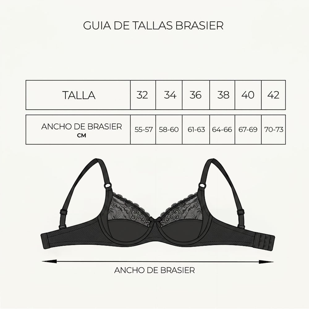 BRASIER FULL SOPORTE PETER PAN NEGRO 7260 - 4
