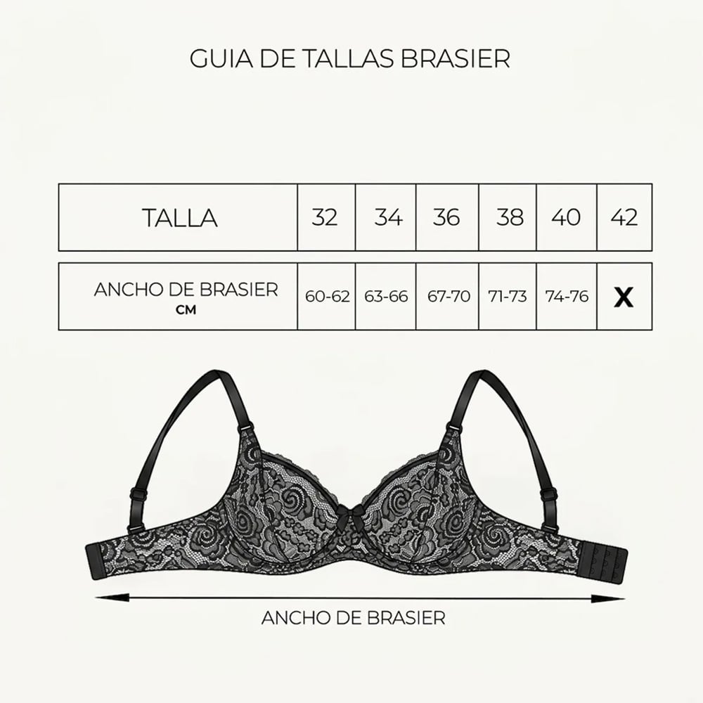 BRASIER REALCE NATURAL CON ENCAJE PETER PAN BLANCO 7912 - 4