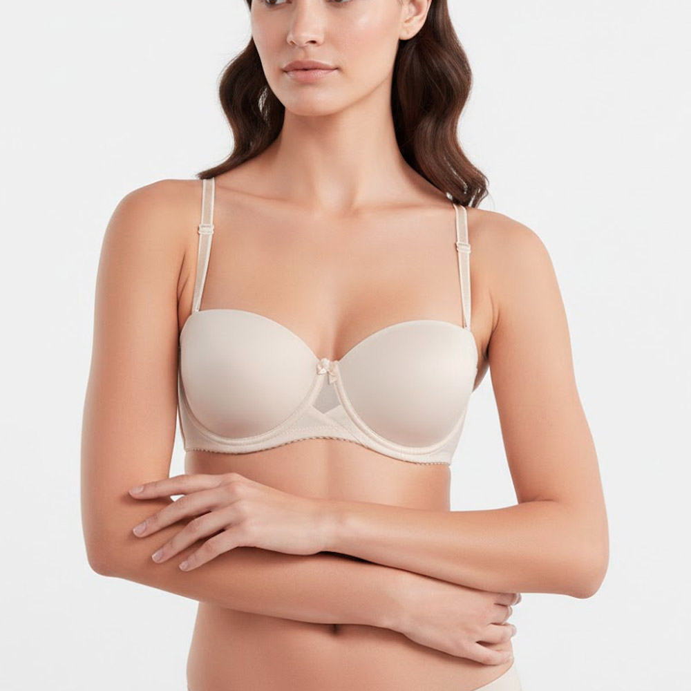 BRASIER PETER PAN STRAPLESS CONVERTIBLE REALCE BEIGE 5060 - 3