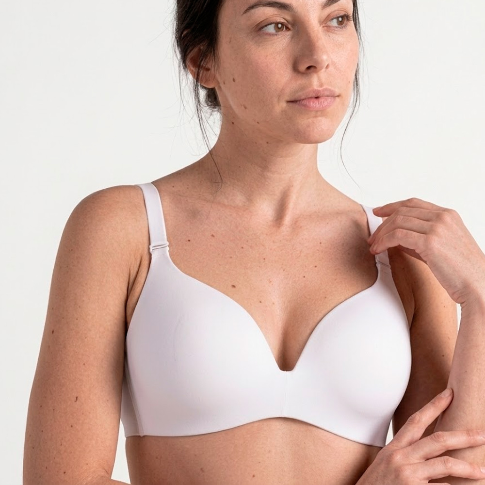 BRASIER REALCE MEDIO SIN COSTURAS PETER PAN BLANCO 8135 - 3