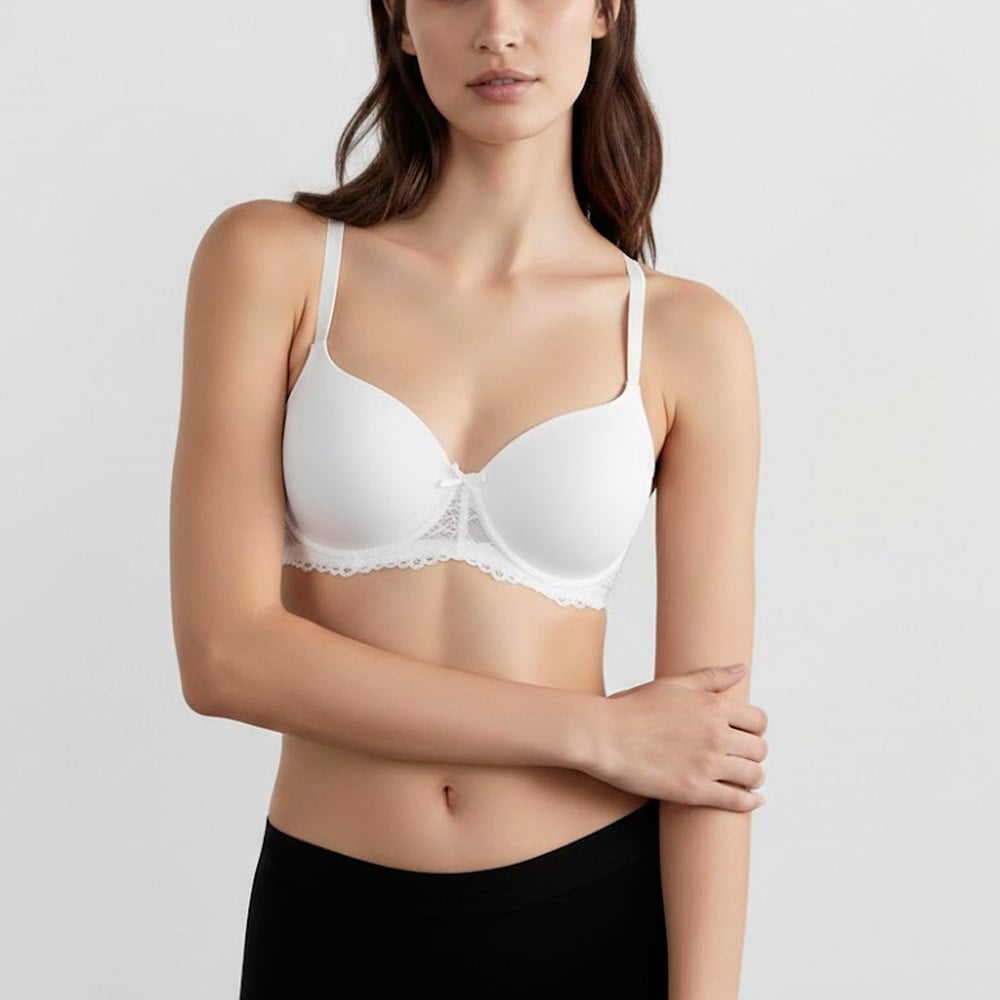 BRASIER STRAPLESS REALCE ALTO PETER PAN BLANCO 2495 - 1