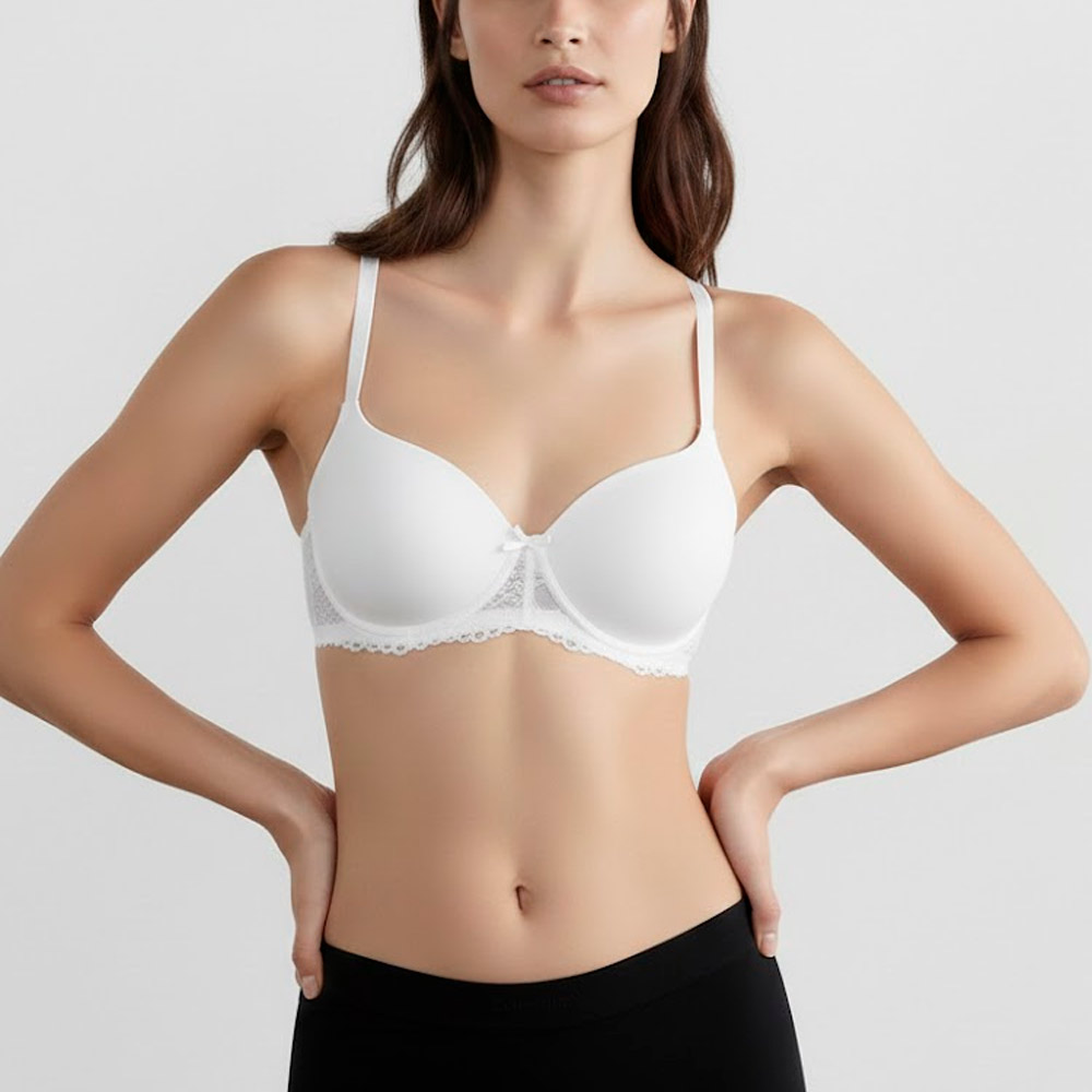 BRASIER STRAPLESS REALCE ALTO PETER PAN BLANCO 2495 - 3
