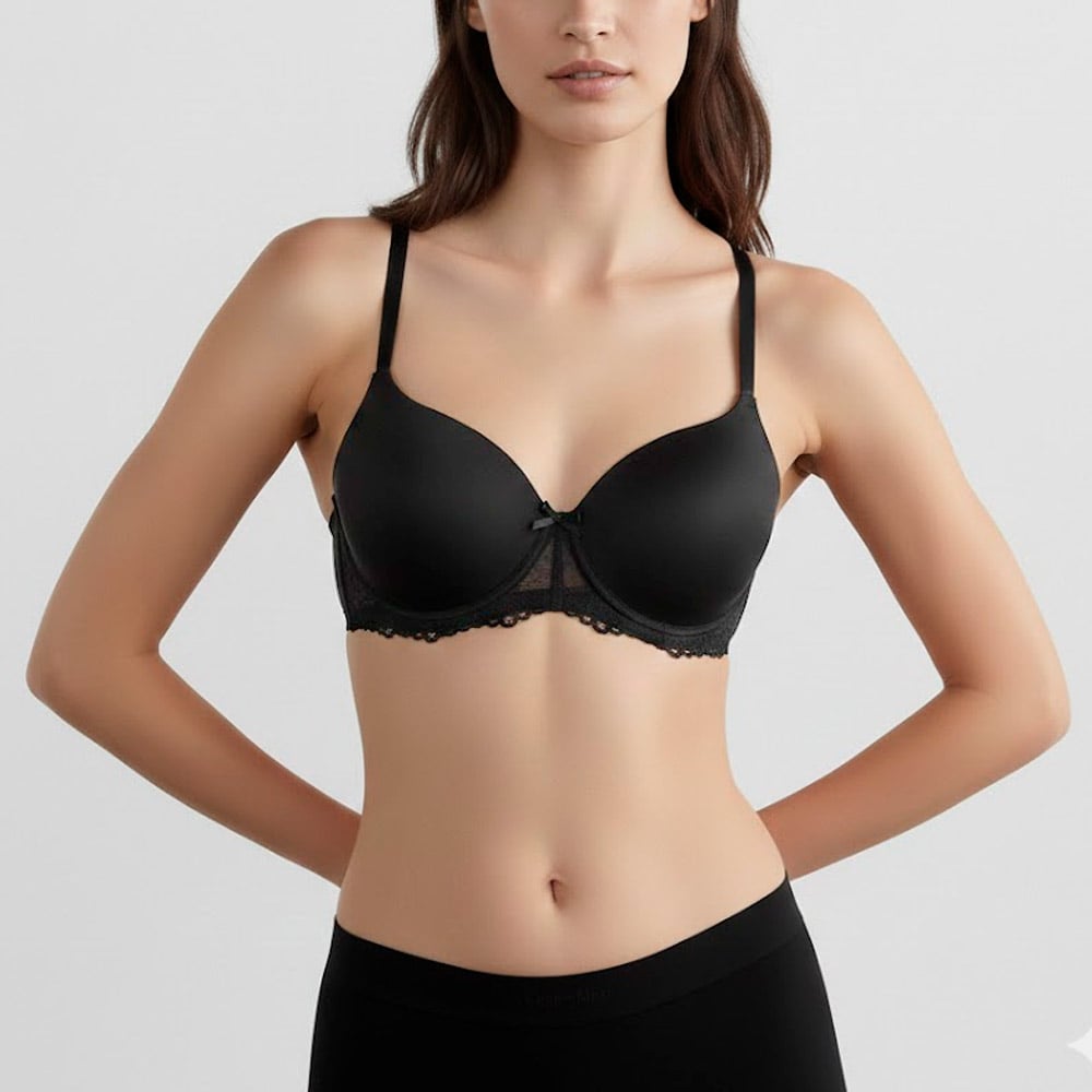 BRASIER STRAPLESS REALCE ALTO PETER PAN NEGRO 2495 - 1