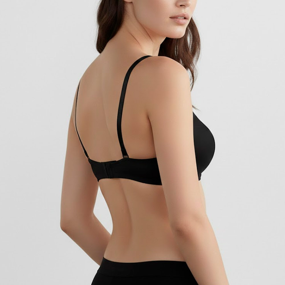 BRASIER STRAPLESS REALCE ALTO PETER PAN NEGRO 2495 - 2
