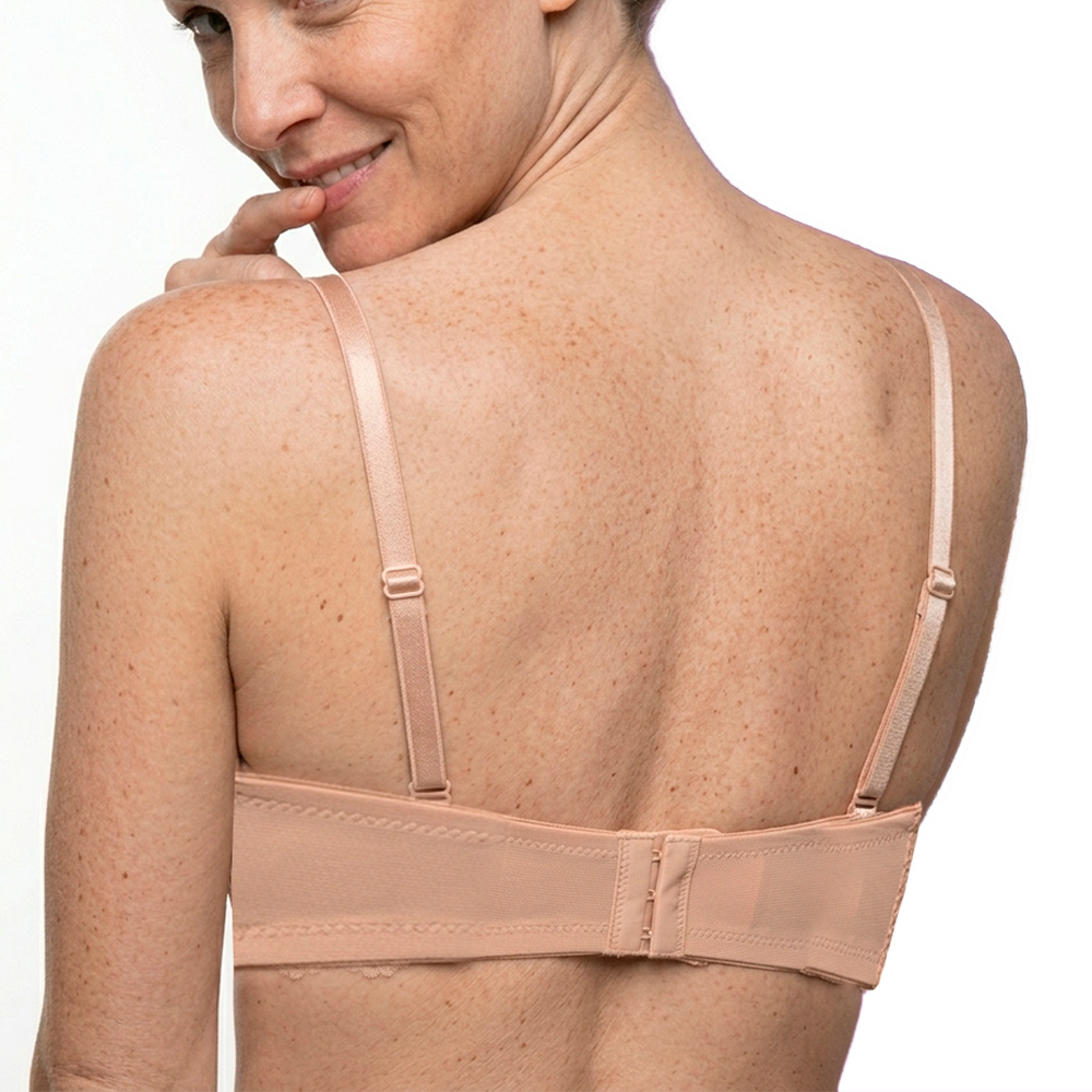 BRASIER STRAPLESS REALCE ALTO PETER PAN BEIGE 2495 - 3