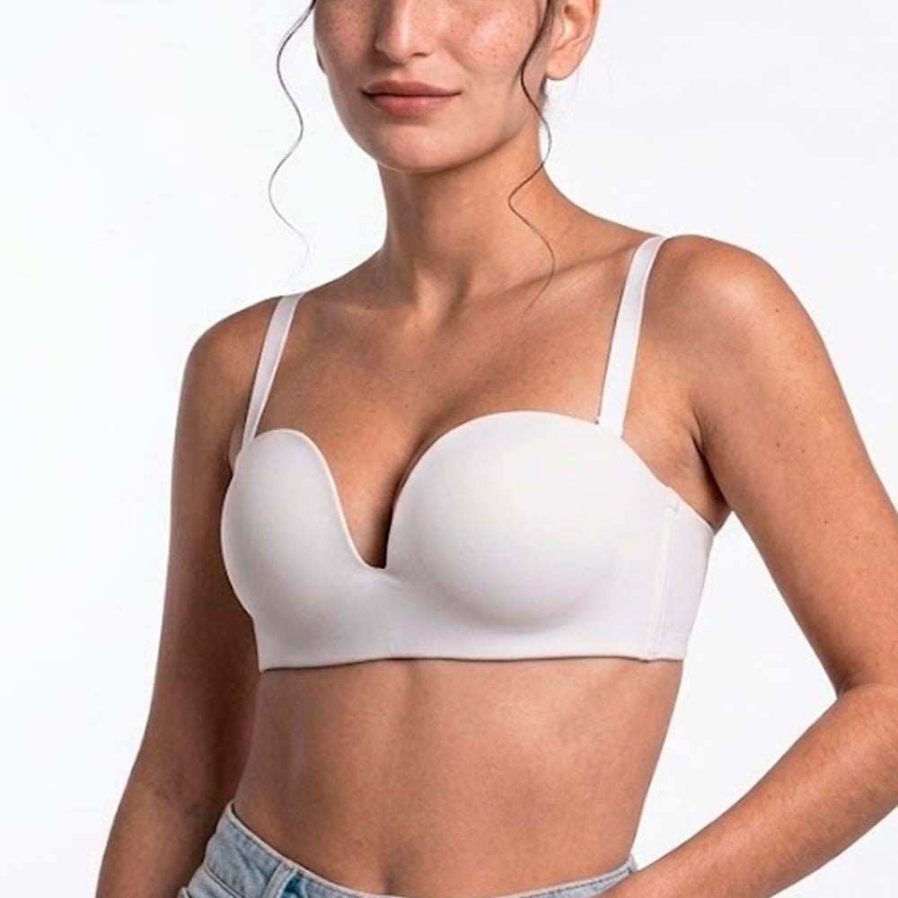 BRASIER PETER PAN STRAPLESS CONVERTIBLE COPA B BLANCO 6137 - 1