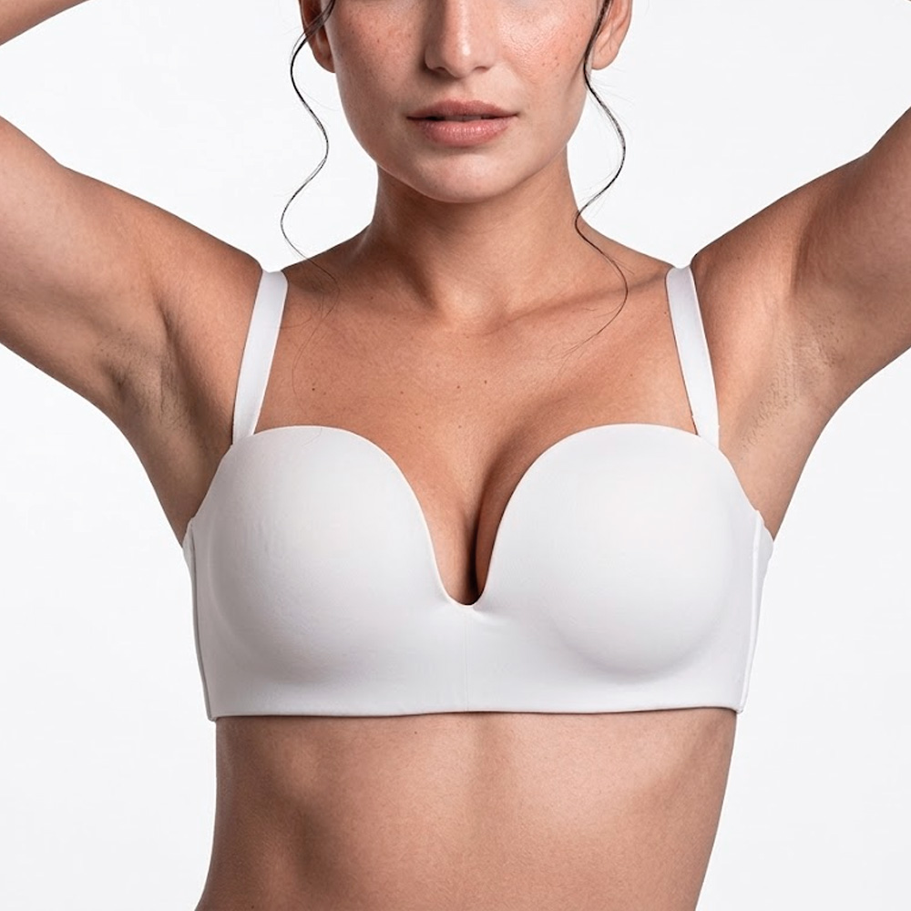 BRASIER PETER PAN STRAPLESS CONVERTIBLE COPA B BLANCO 6137 - 4