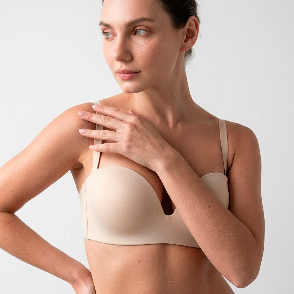 BRASIER PETER PAN STRAPLESS CONVERTIBLE COPA B BEIGE 6137 - 2