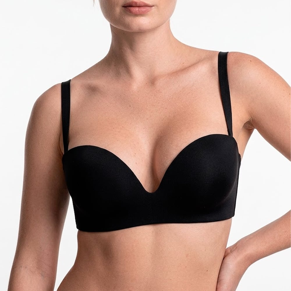 BRASIER PETER PAN STRAPLESS CONVERTIBLE COPA B NEGRO 6137 - 1