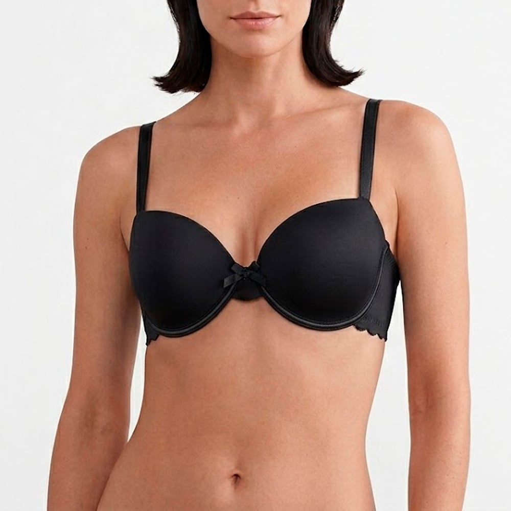 BRASIER STRAPLESS CONVERTIBLE PETER PAN COPA B NEGRO 6049 - 3