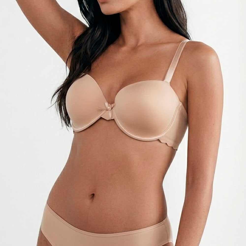 BRASIER STRAPLESS CONVERTIBLE PETER PAN COPA B BEIGE 6049 - 2