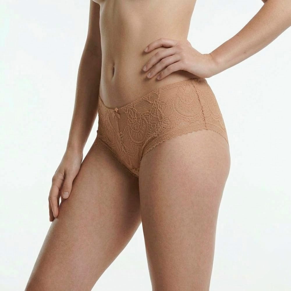 BOXER ENCAJE PETER PAN BEIGE 638 - 2