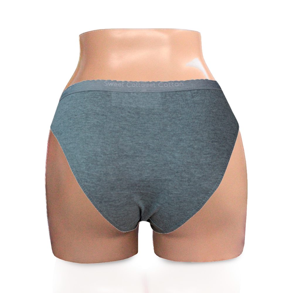 BIKINI SWEET COTTON PLOMO - 2