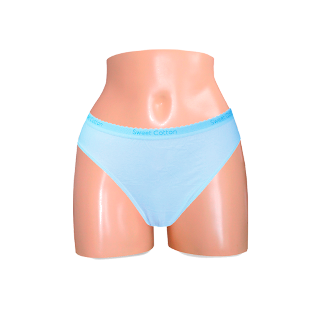 BIKINI SWEET COTTON CELESTE - 1
