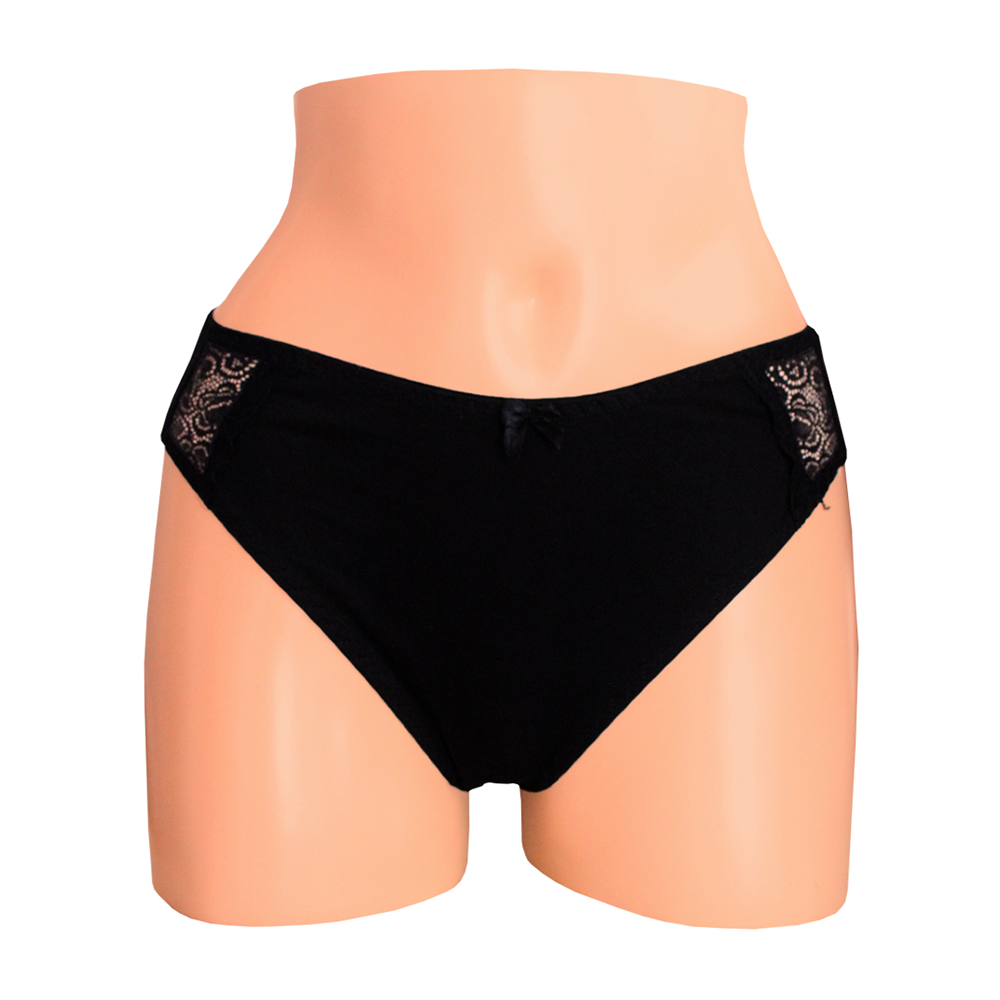BIKINI PIERNA ALTA PETER PAN NEGRO 402 - 1