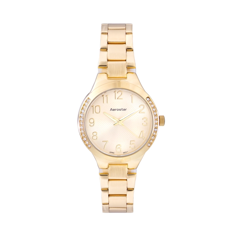 RELOJ AEROSTAR AE60003AGD MUJER DORADO ÁNÁLOGO - 1