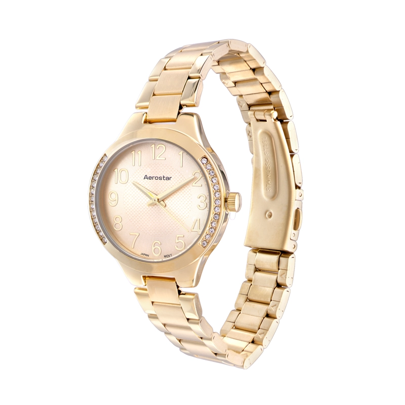 RELOJ AEROSTAR AE60003AGD MUJER DORADO ÁNÁLOGO - 2