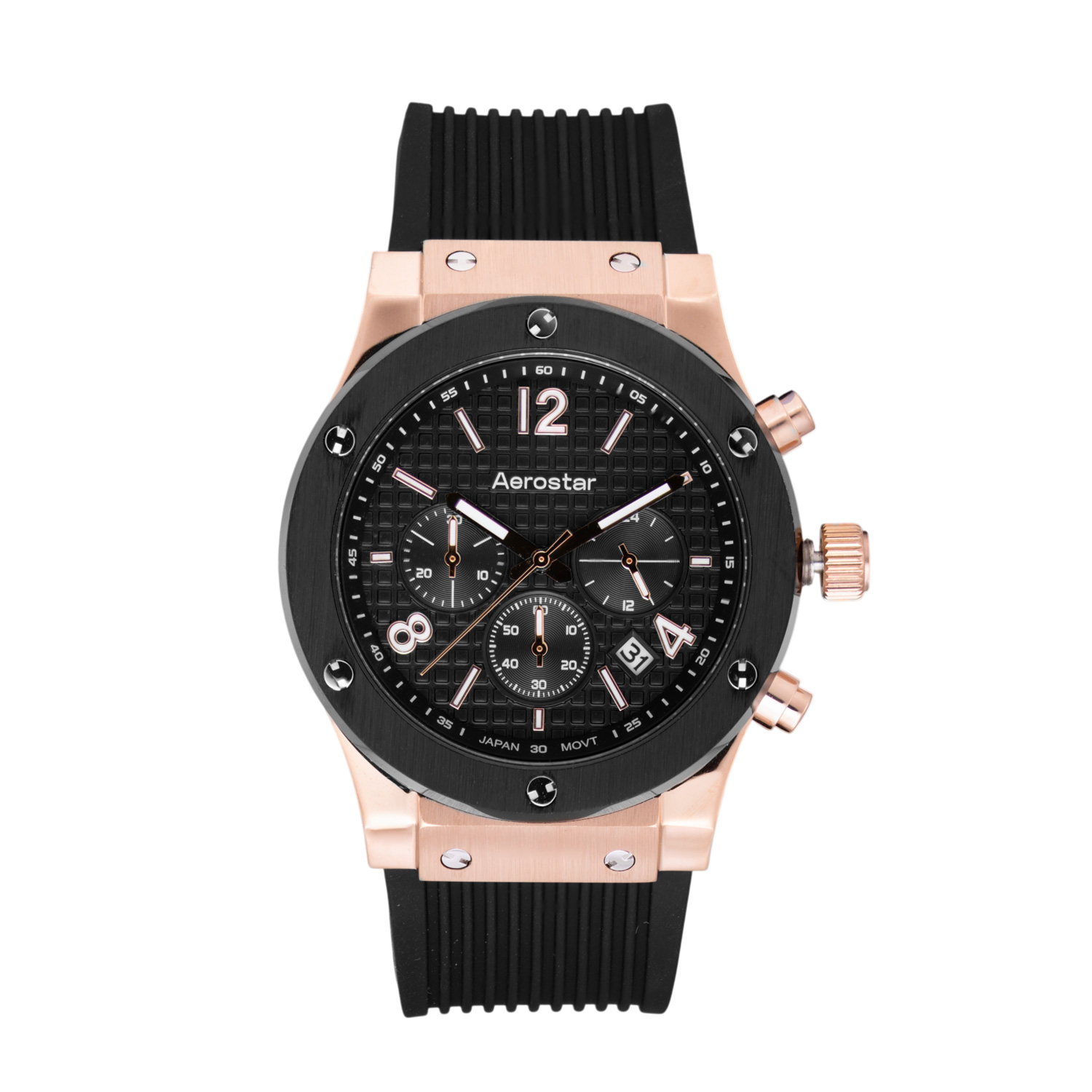 RELOJ CRONÓGRAFO AEROSTAR DOMINIUM 20032GRBK - 1