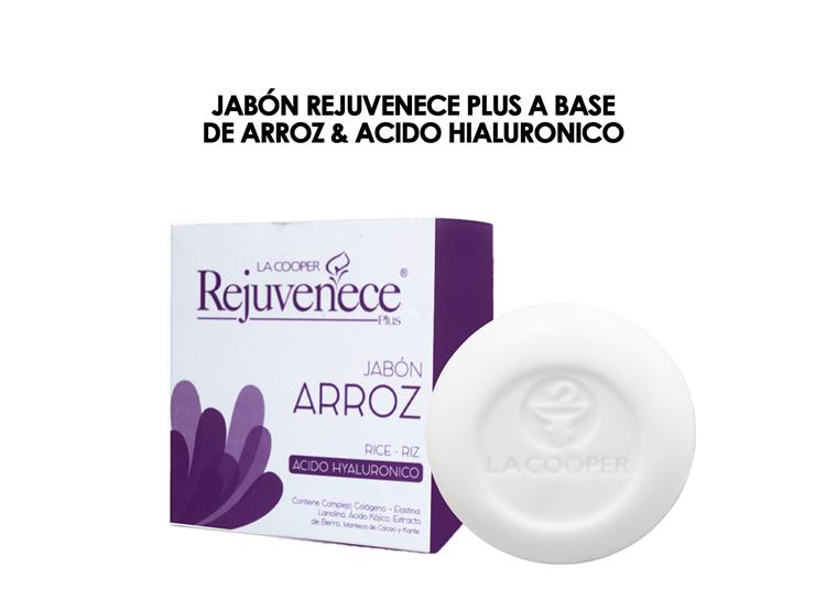 JABÓN REJU PLUS BASE DE ARROZ Y ACIDO HIALURONICO ACLARA-T 80GR - 2