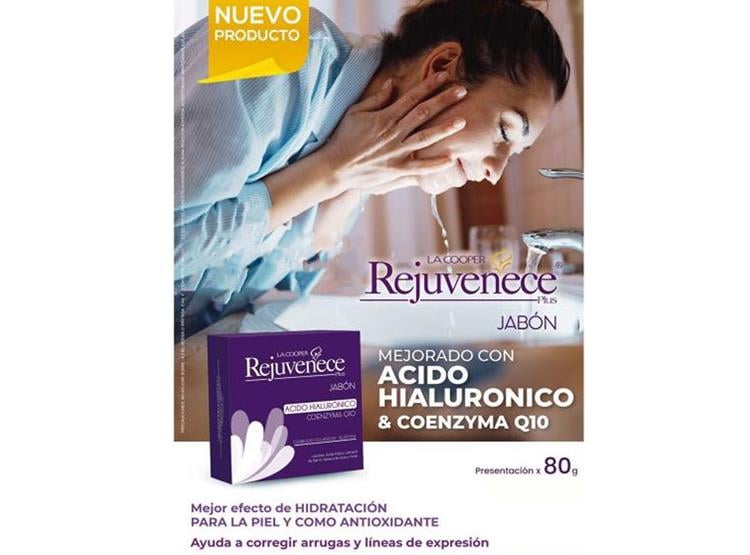 JABÓN REJUVENECE ACIDO HIALURONICO Y COENZIMA Q10 ACLARA-T 80GR 2 UNI - 1