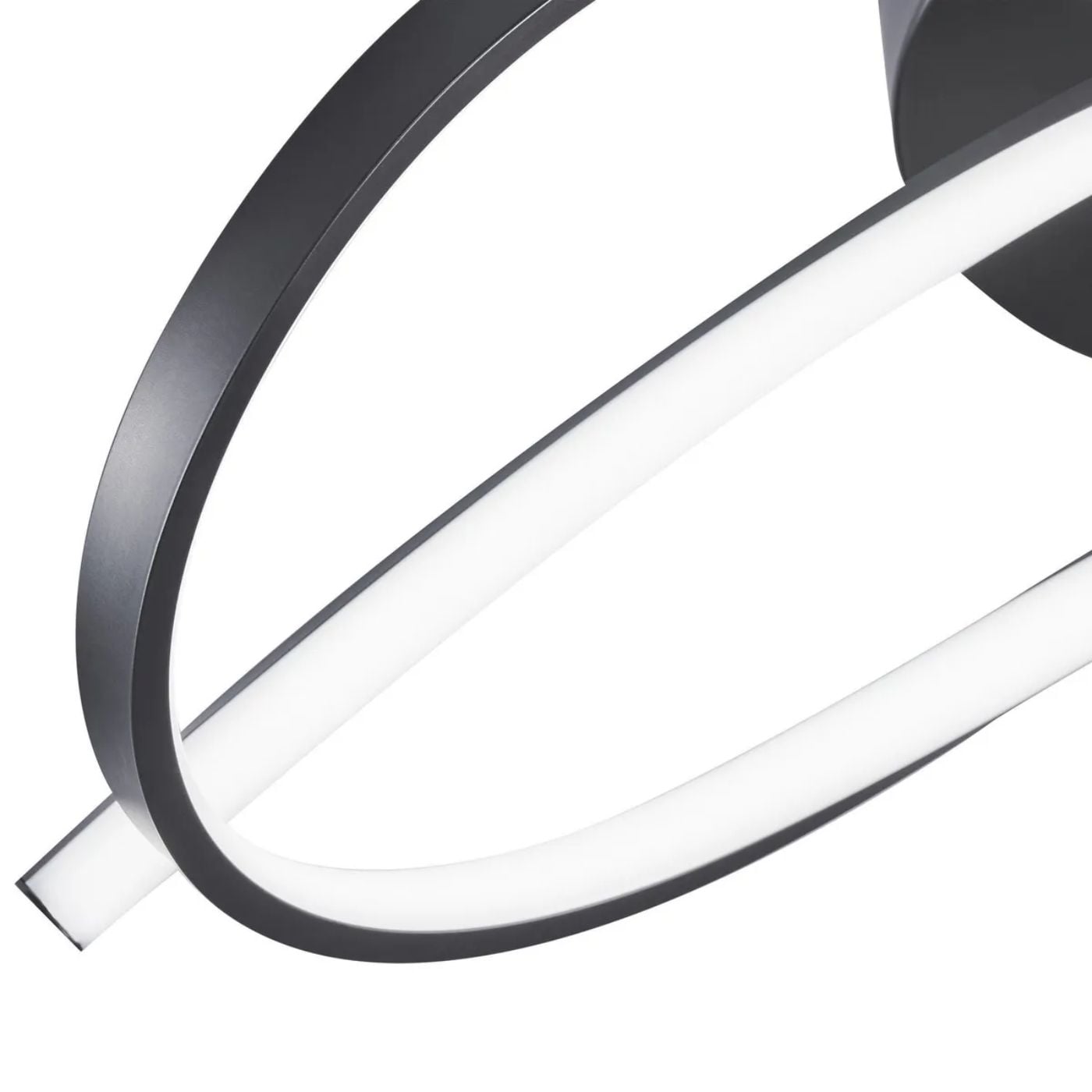 LÁMPARA DE TECHO LED OLAS NEGRO - 3
