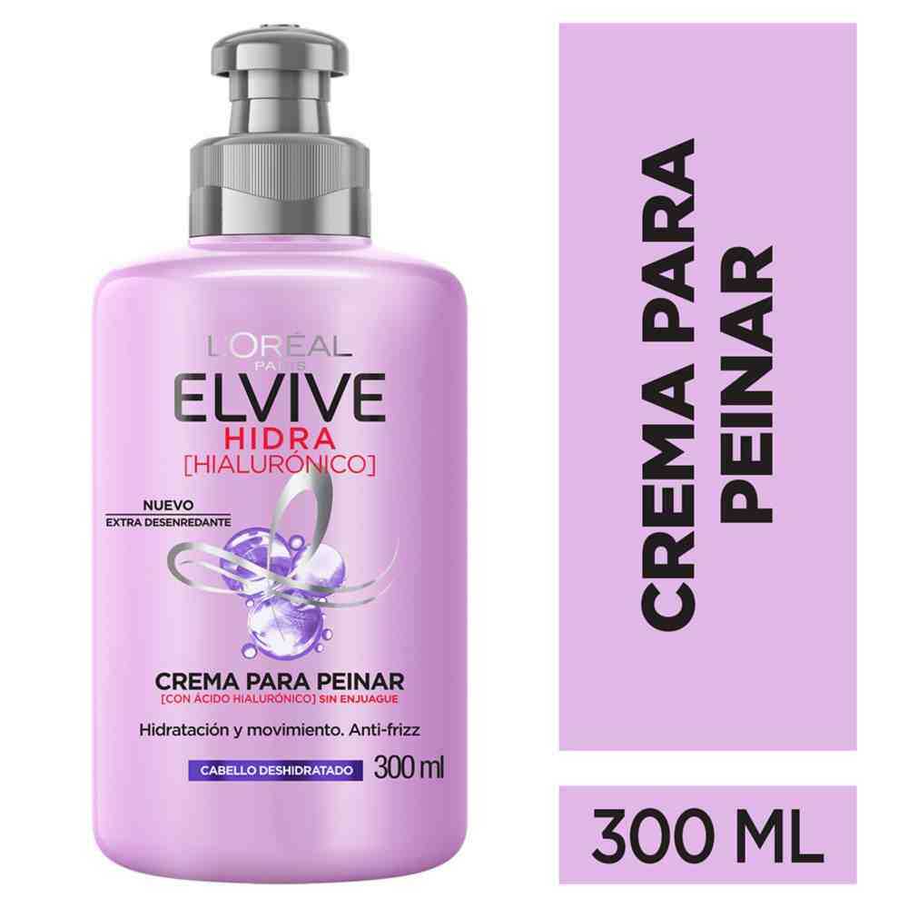 CREMA PARA PEINAR HIDRATACIÓN ELVIVE HIDRA HIALURÓNICO 300 ML - 1
