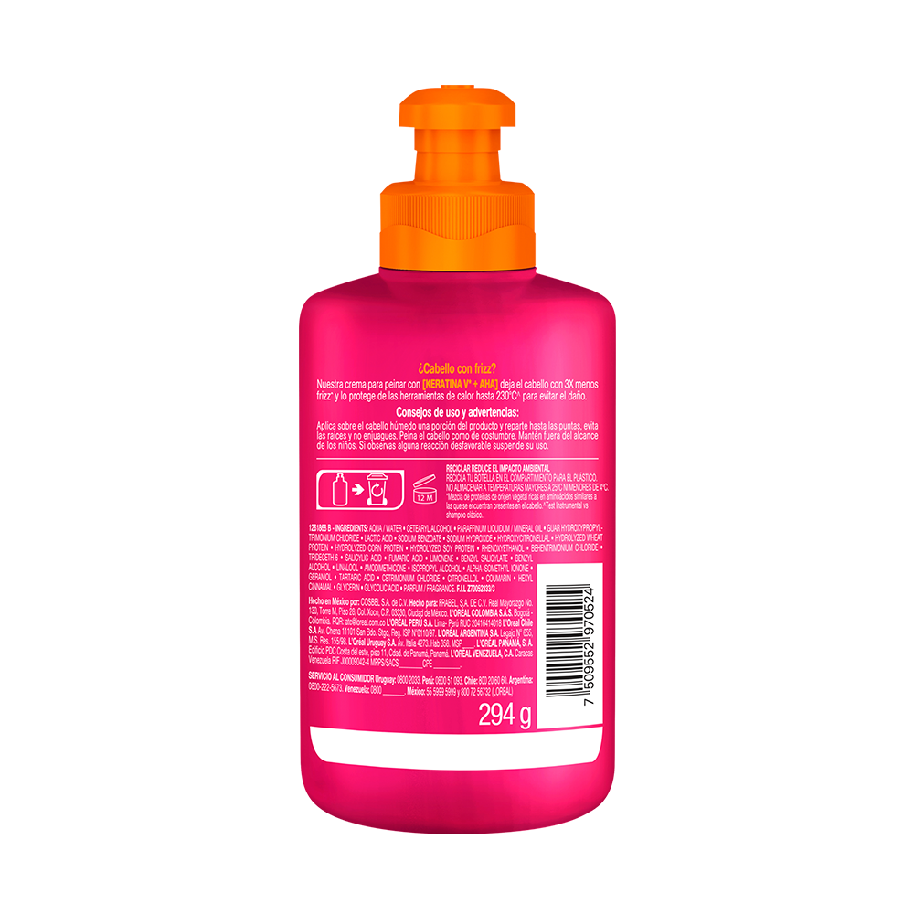 CREMA PARA PEINAR L'OREAL PARIS ELVIVE DREAM LISO 300 ML - 9