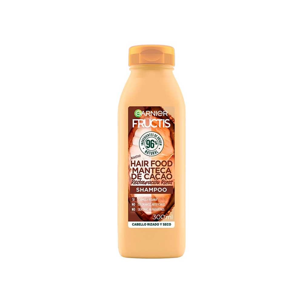 SHAMPOO HAIR FOOD CACAO REPARACIÓN RIZOS 300ML - 1