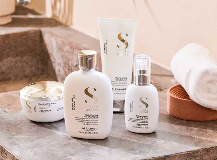 SHAMPOO ALFAPARF A560 DÚO SEMI DI LINO DIAMOND 250ML + MASCARILLA 200ML - 4