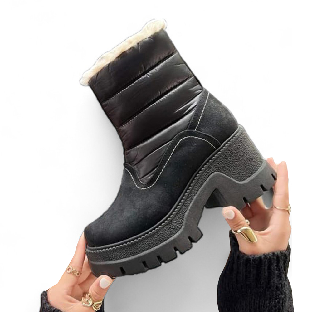Ripley - BOTA MUJER VISTE CHIC ALTURA TACO 5 2086L-58 COLOR NEGRO