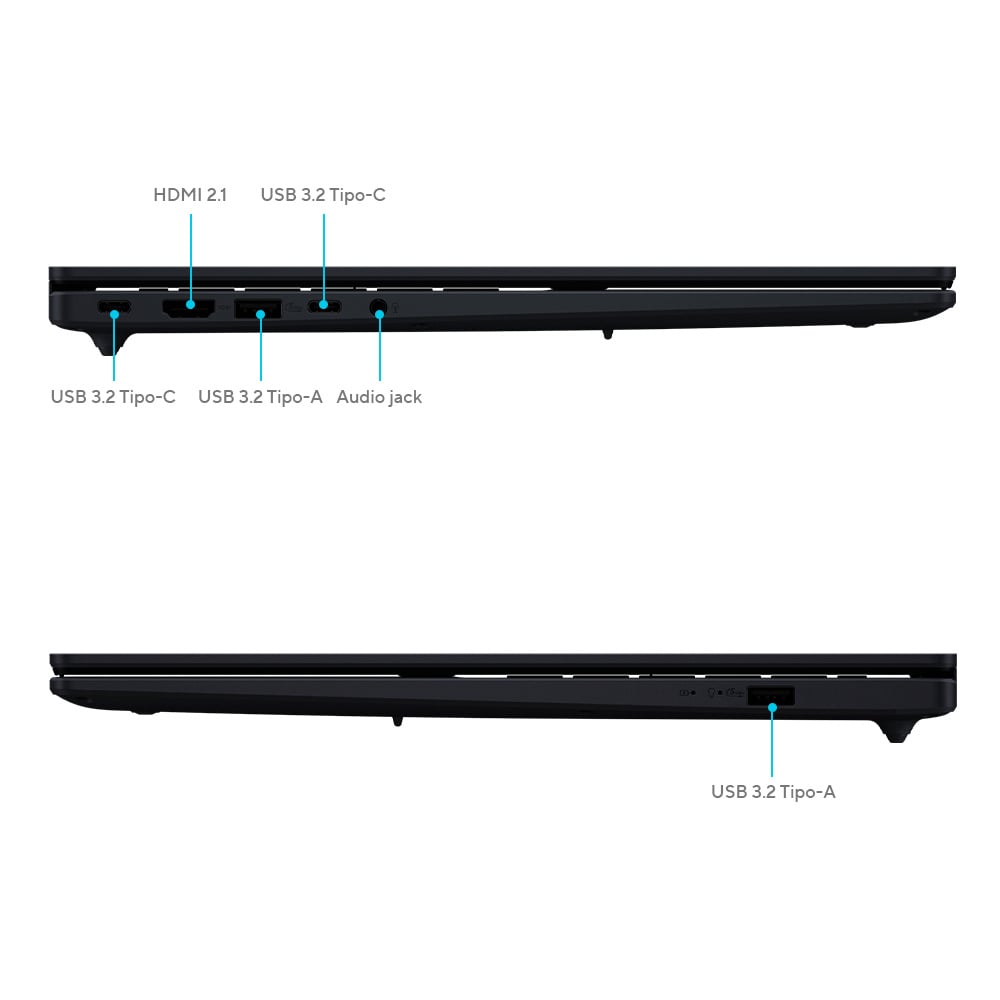 LAPTOP ASUS VIVOBOOK 16 U7 16GB 512GB W11 16' - 2