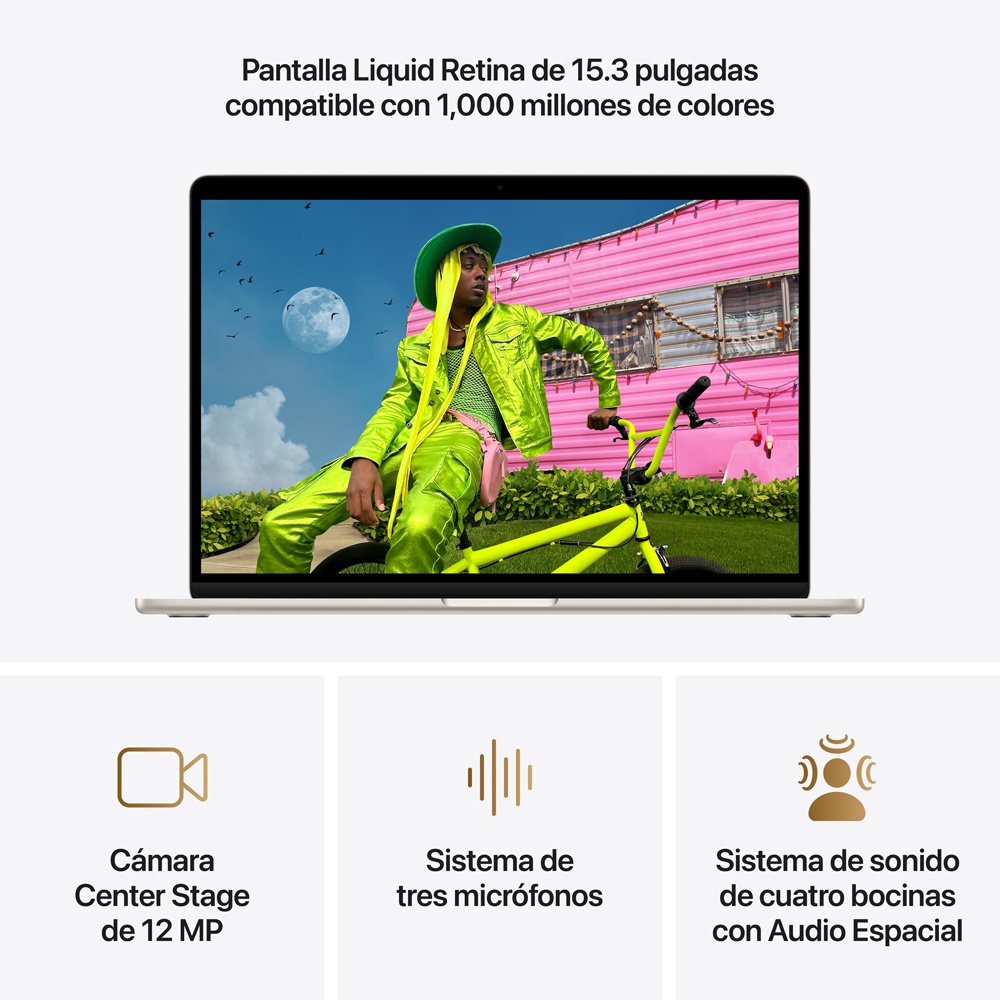 MACBOOK AIR 15 M5 10C CPU 10C GPU 16GB 512GB SSD STARLIGHT - 5