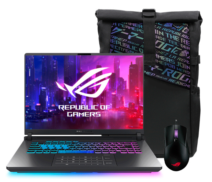 LAPTOP ASUS ROG STRIX G16 U9 16GB RAM 1TB RTX 5057 8GB W11 - 1