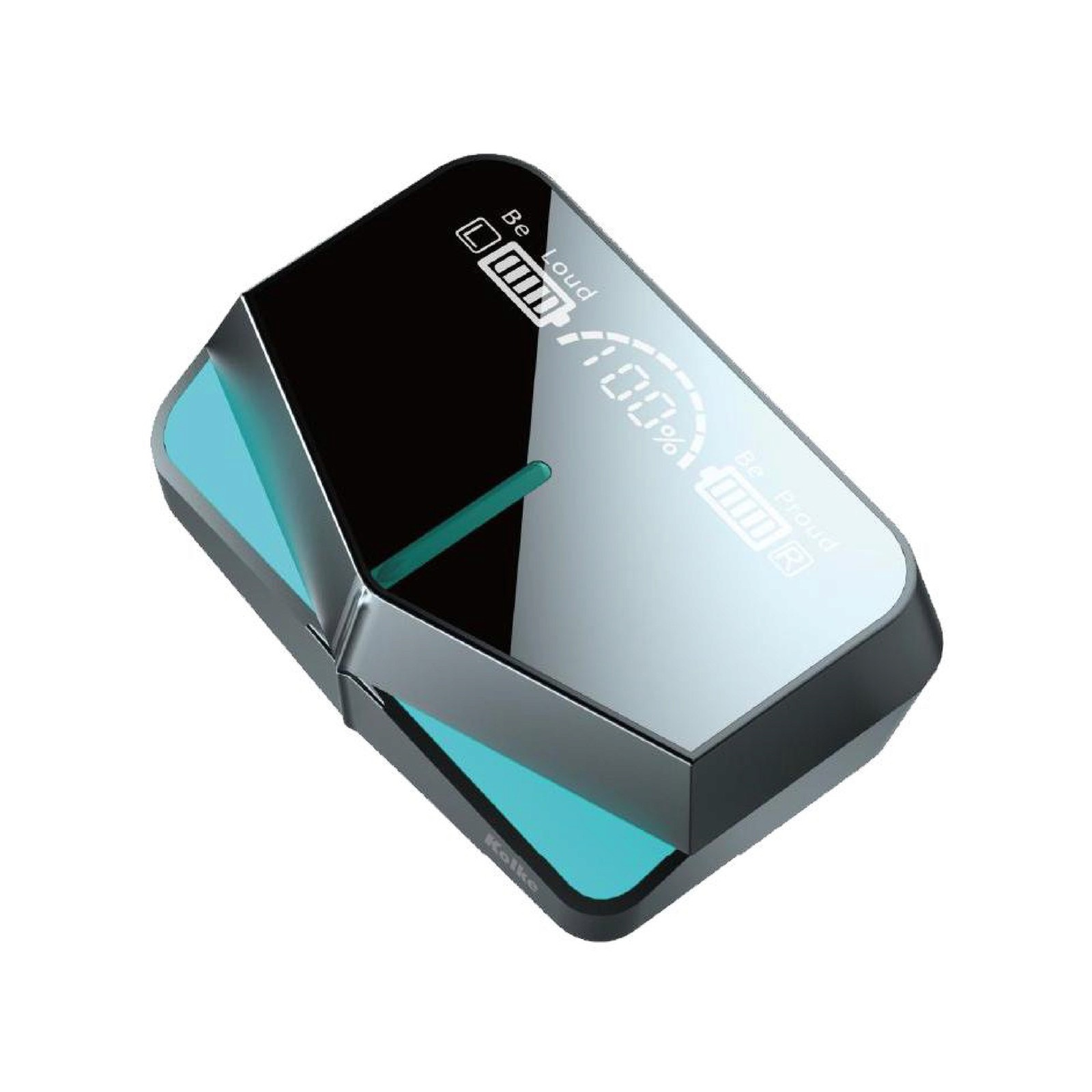 AUDÍFONOS TWS KOLKE NOVA KAB-676 ENC DISPLAY RGB NEGRO - 2