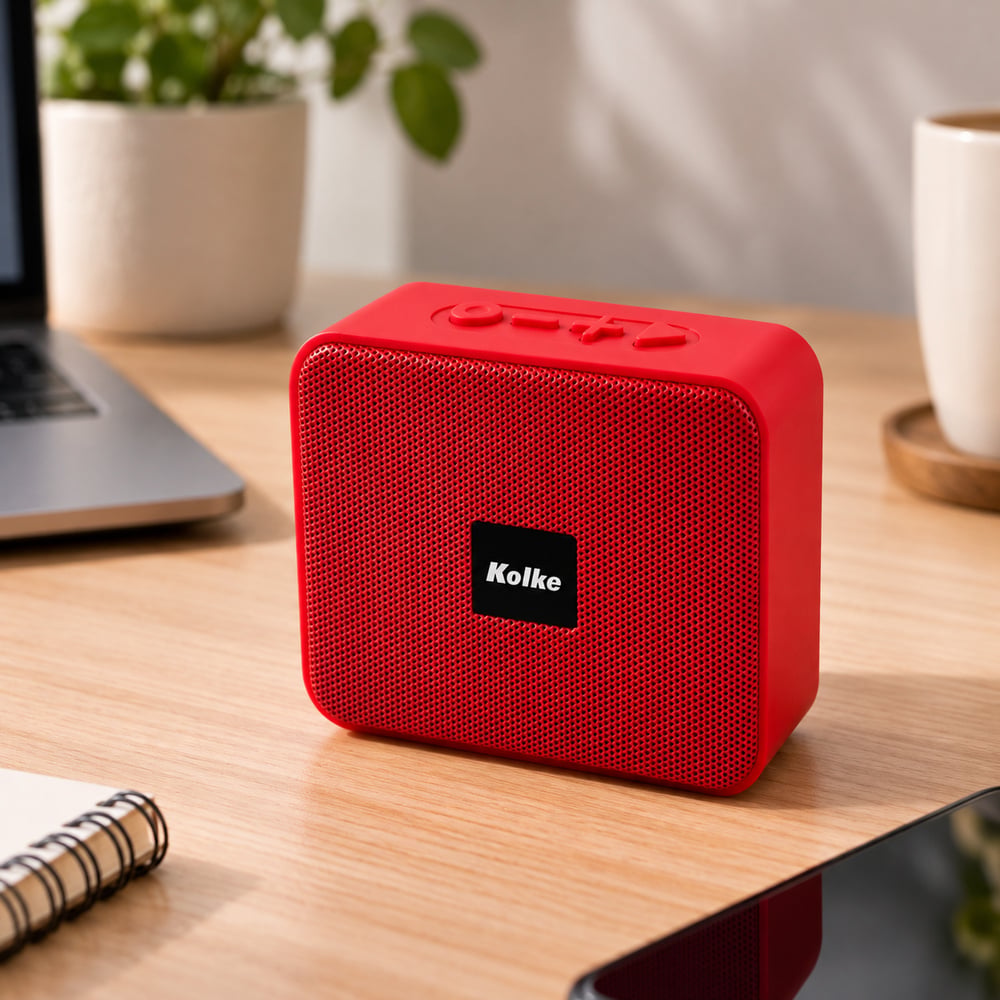 PARLANTE BLUETOOTH KOLKE FIT KPP-437 6W RADIO FM ROJO - 3