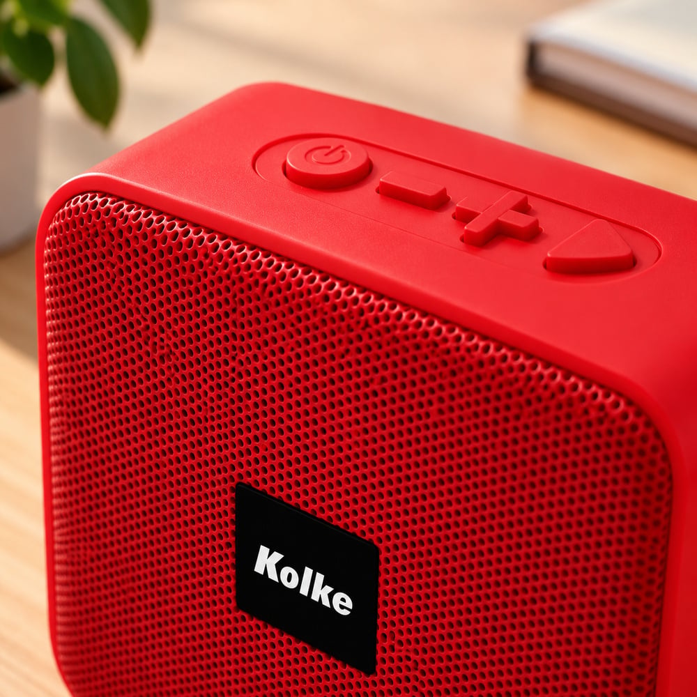 PARLANTE BLUETOOTH KOLKE FIT KPP-437 6W RADIO FM ROJO - 4
