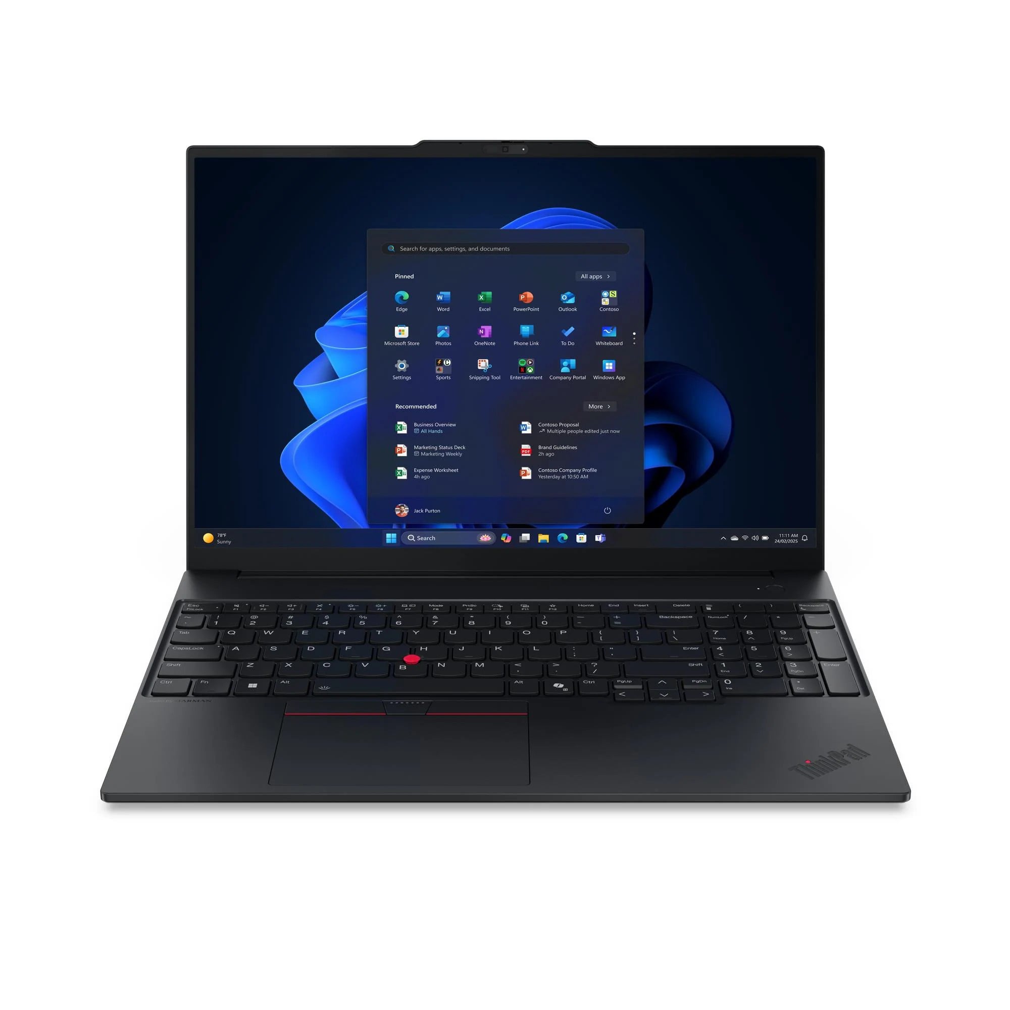 LAPTOP LENOVO THINKPAD E16 GEN 3 INTEL CORE ULTRA 255H 16GB - 3