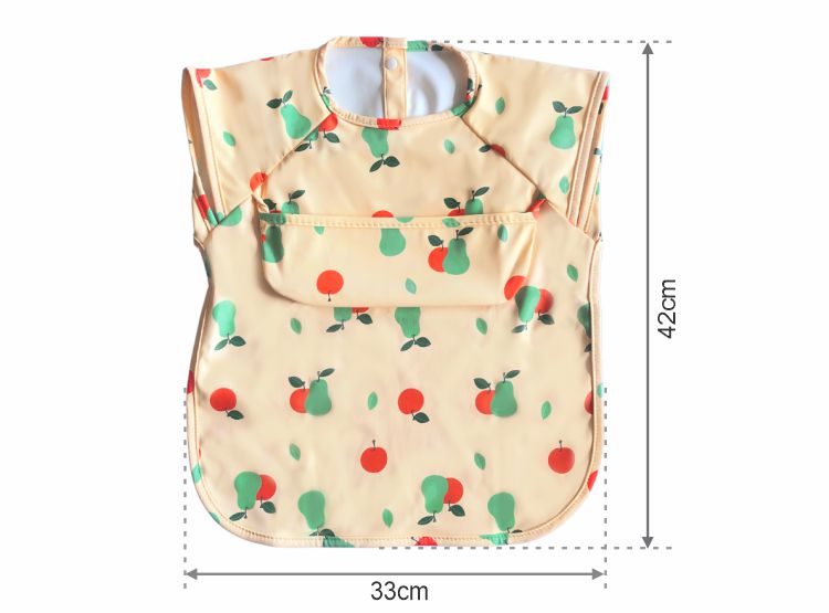 MANDIL IMPERMEABLE PU PARA BEBÉS 6 A 24 MESES CON BOLSILLO RECOLECTOR - 5