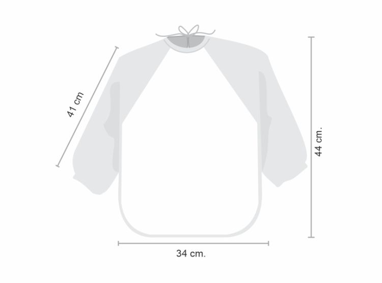 MANDIL MULTIUSOS PARA NIÑOS 1 A 3 AÑOS – PACK X2 UNIDADES - 4