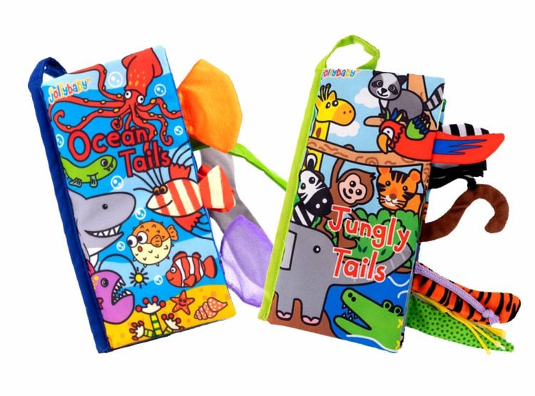LIBRO SENSORIAL DE TELA PARA BEBÉS 0 A 24 MESES – PACK X2 ESTIMULACIÓN TEMPRANA - 1