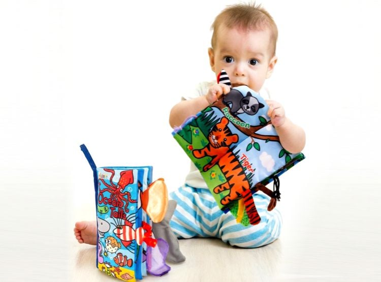 LIBRO SENSORIAL DE TELA PARA BEBÉS 0 A 24 MESES – PACK X2 ESTIMULACIÓN TEMPRANA - 2